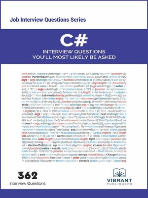 cover image of C# Interview Questions You'll Most Likely Be Asked
